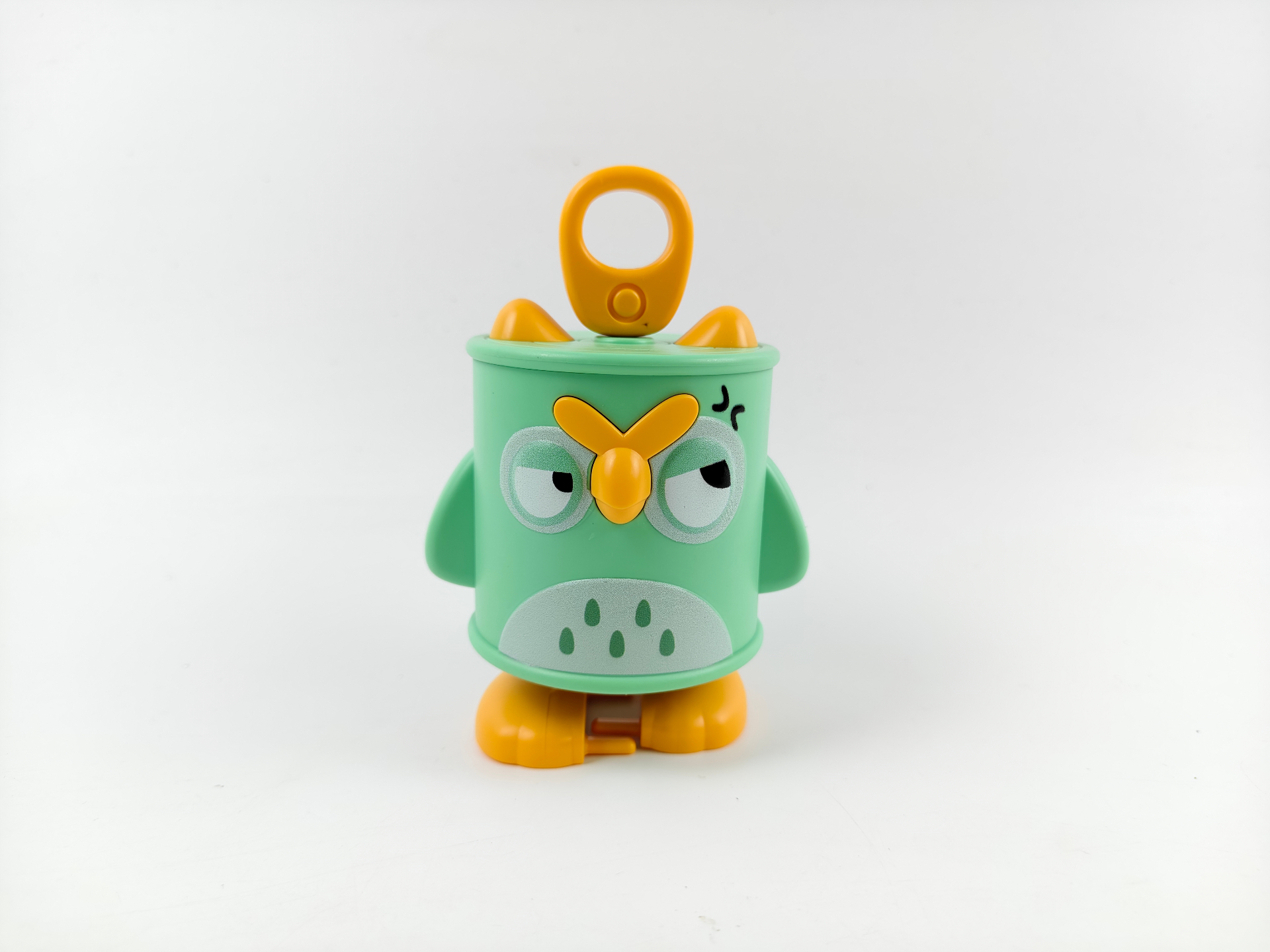 Pull String Canned Animals — Green Owl