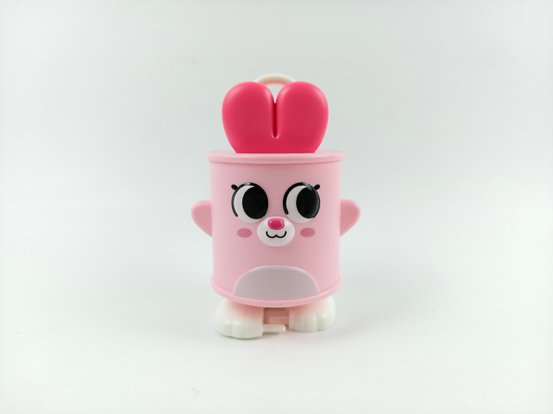 Pull String Canned Animals — Pink Bunny